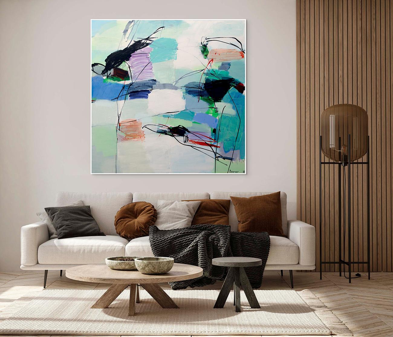 Flow (Abstract Painting) For Sale 1