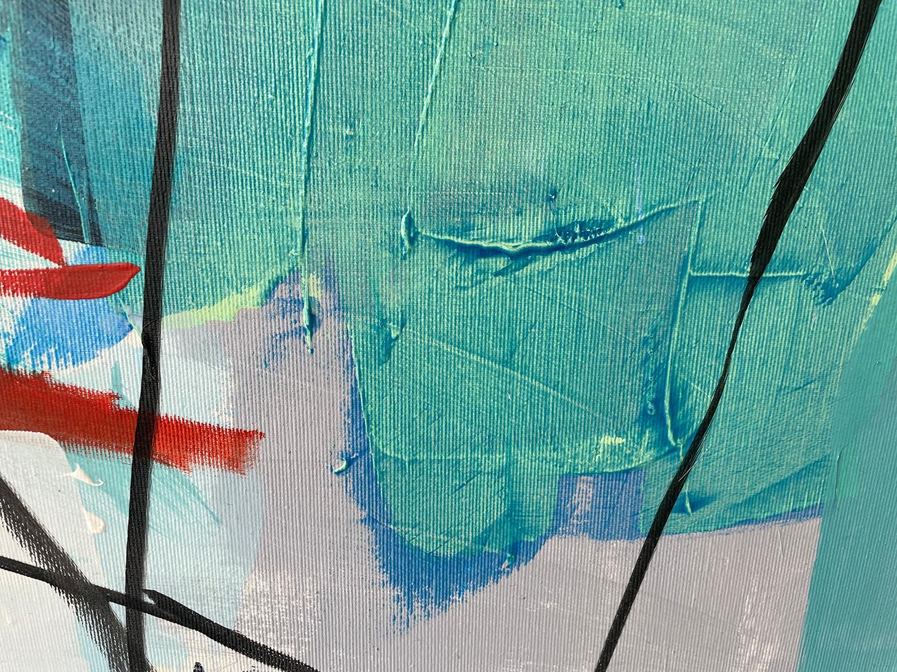 Flow (Abstract Painting) For Sale 6