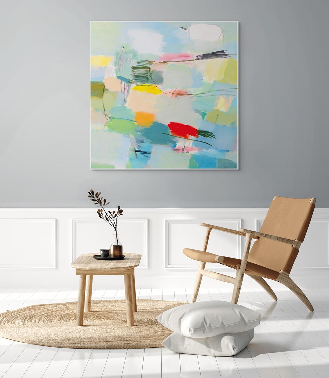 Milder Frühling (Abstract Painting) For Sale 1