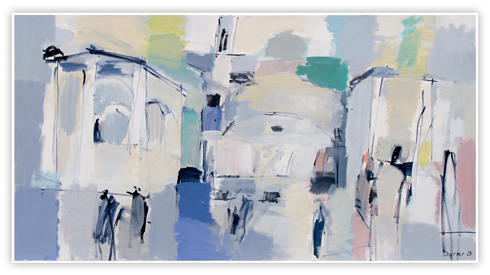 Abstract Painting di Andreas Durrer - Passaggio (Pittura astratta)