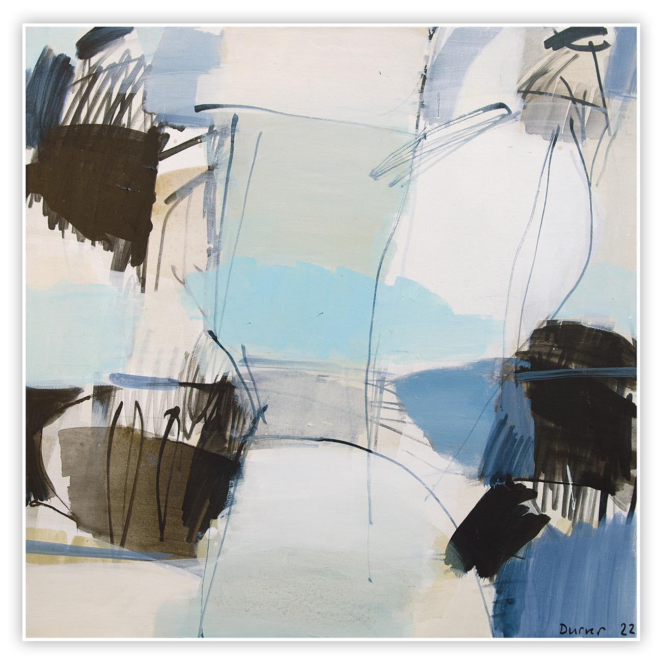 Abstract Painting di Andreas Durrer - Wintermärchen (Pittura astratta)