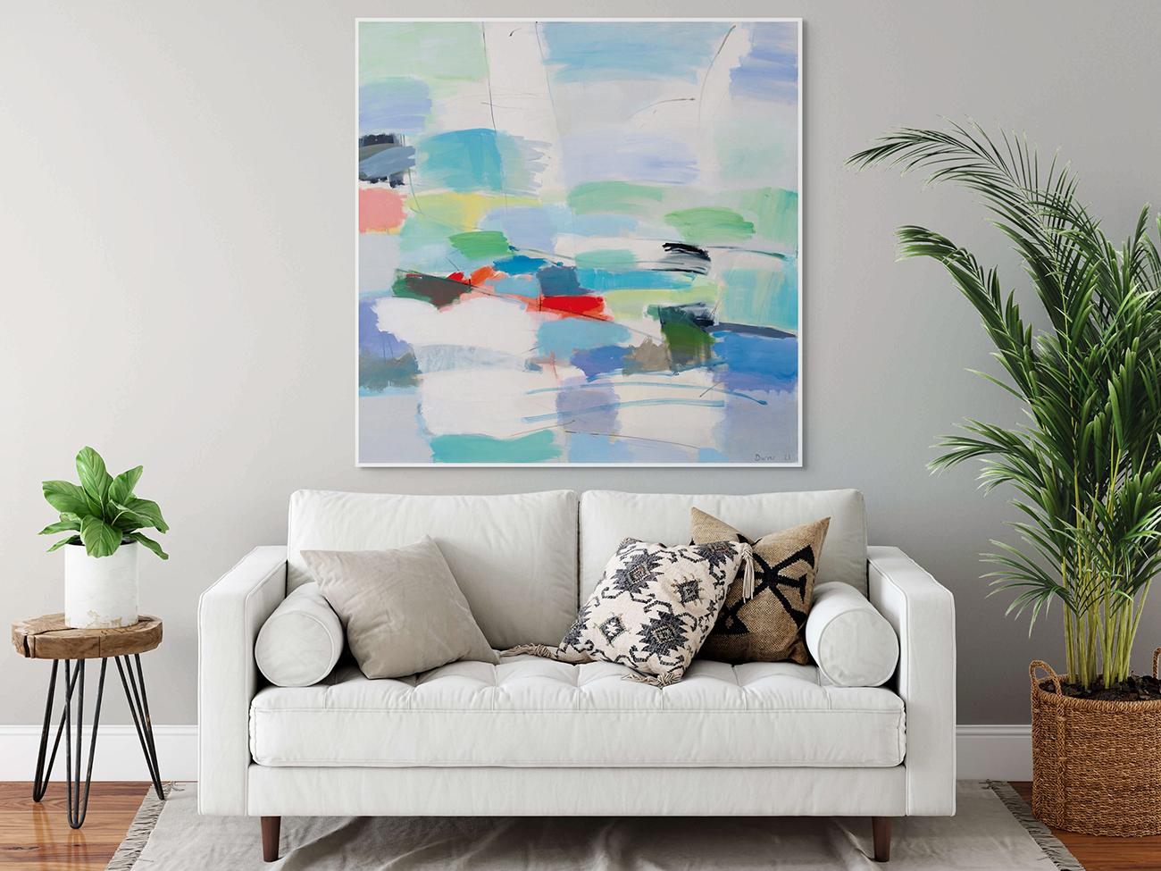 Wolkenlücken (Abstract Painting) For Sale 1