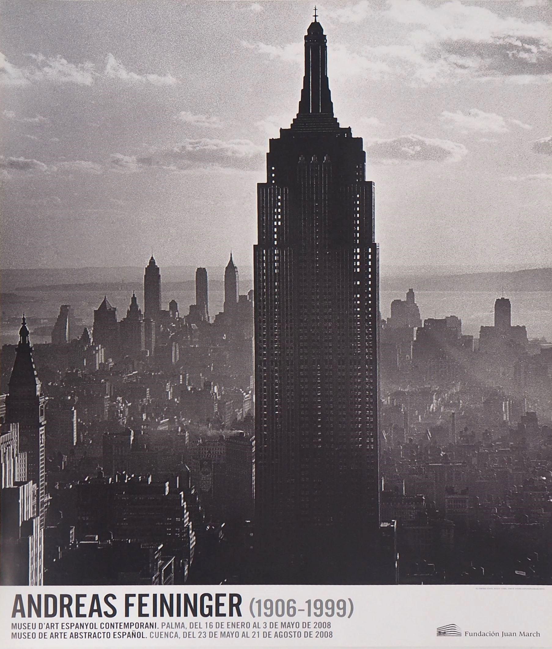 Andreas Feininger Landscape Print – New York: Empire State Building – Quadrichromie-Plakat, 2008