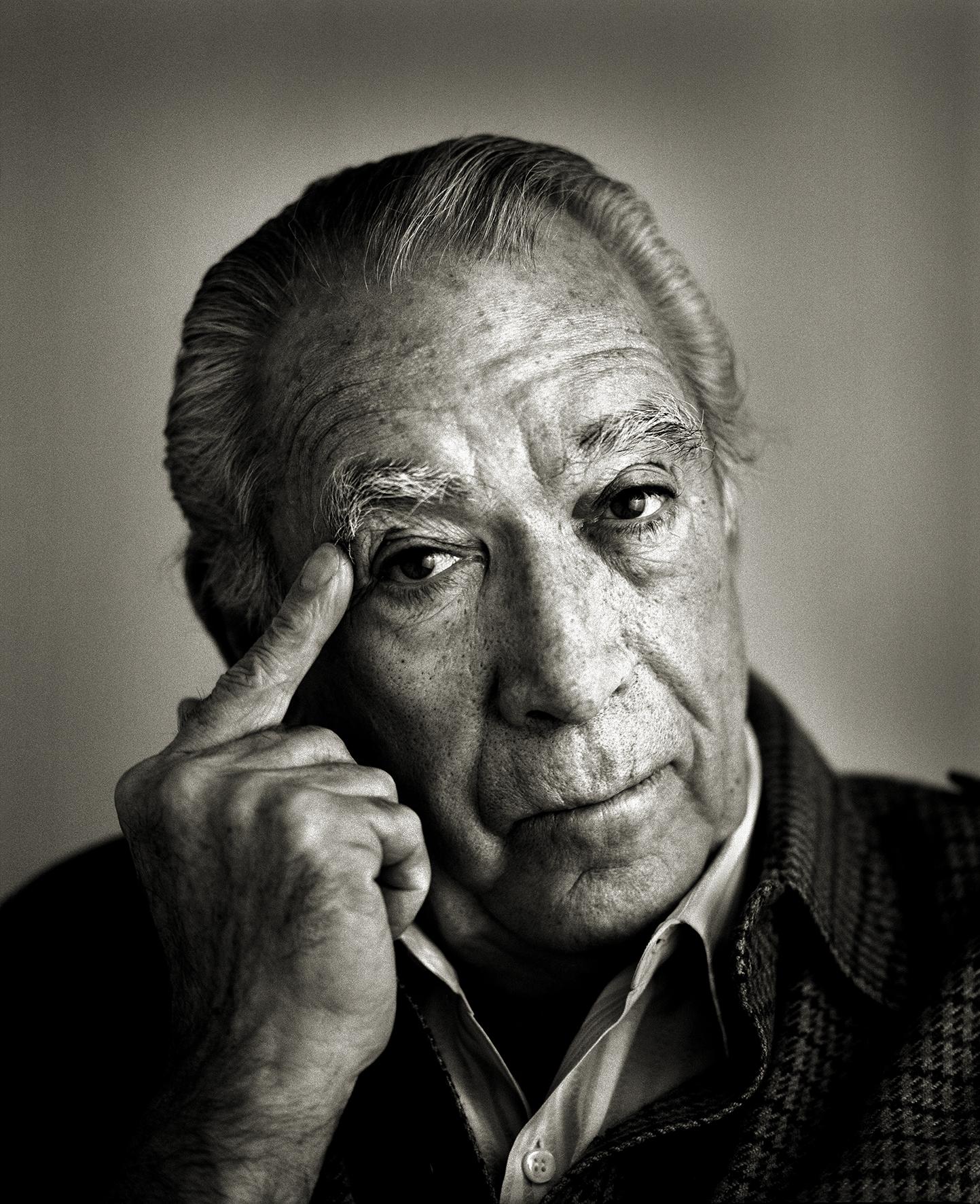Andreas H. Bitesnich Black and White Photograph - Anthony Quinn