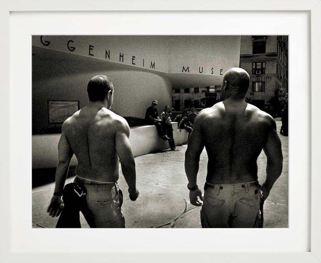 'Coming-out of Guggenheim' - In front of the Museum, fine art Photography, 2006 For Sale 1