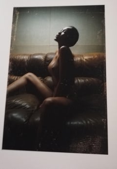 Erotic Nudes III - provocative portrait in warm earth brown tones