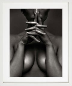 Judith II, Vienna - Black and White Closeup Nude, Fine Art Photography, 1997