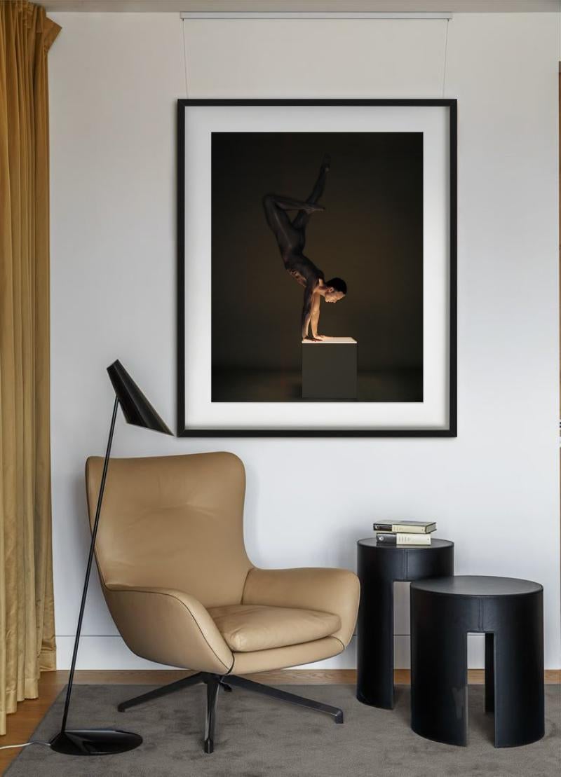 Mickey Vienna - male nude in acrobatic pose, Fine Art Photography, 2002 For Sale 7