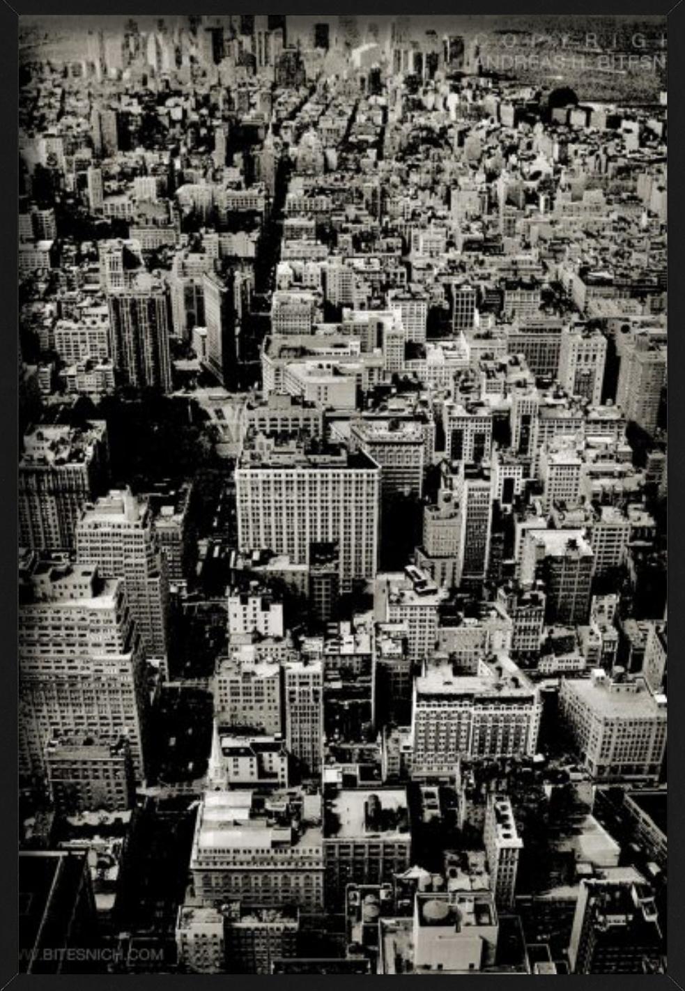 NYC LOOKING SOUTH - New York, Deeper Shades, Fine Art Photography, 2011 For Sale 2