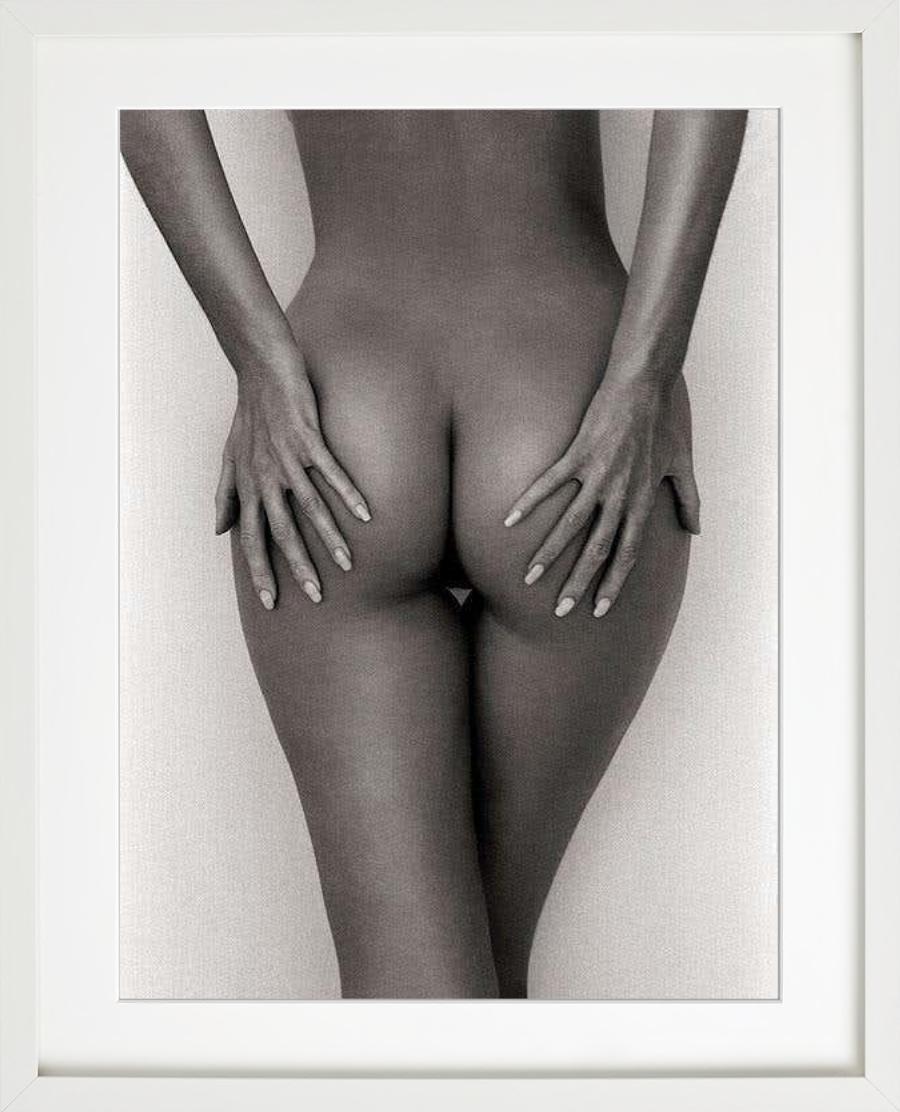 Philippa, Santorini - nude closeup in b&w, fine art photography, 1995 For Sale 1