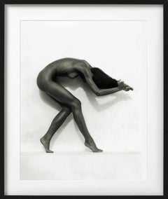 Ulrica, Mykonos - acrobatic nude, fine art photography, 1993
