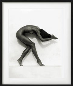 Ulrica, Mykonos - acrobatic nude, fine art photography, 1993