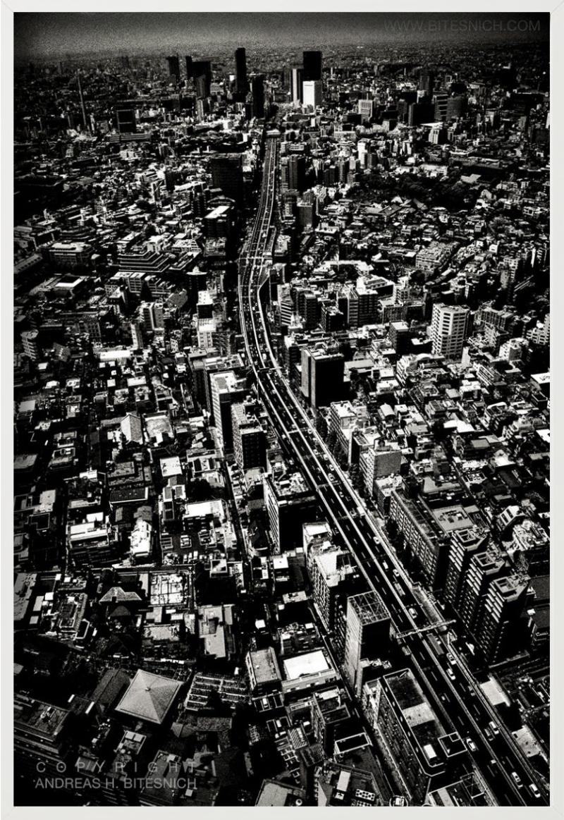 VIEW OVER TOKYO - Tokyo Japan, Deeper Shades, Fine Art Photography, 2012 For Sale 6