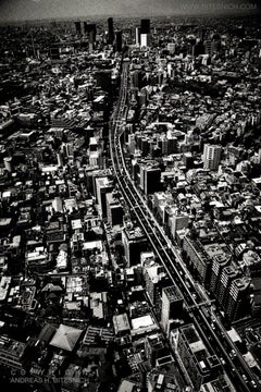 VIEW OVER TOKYO - Tokyo Japan, Deeper Shades, Fine Art Photography, 2012
