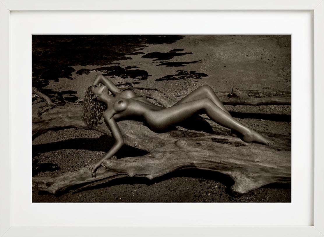 Dale Thailand - nude Model lying on the Beach, fine art Photography, 1998 For Sale 1