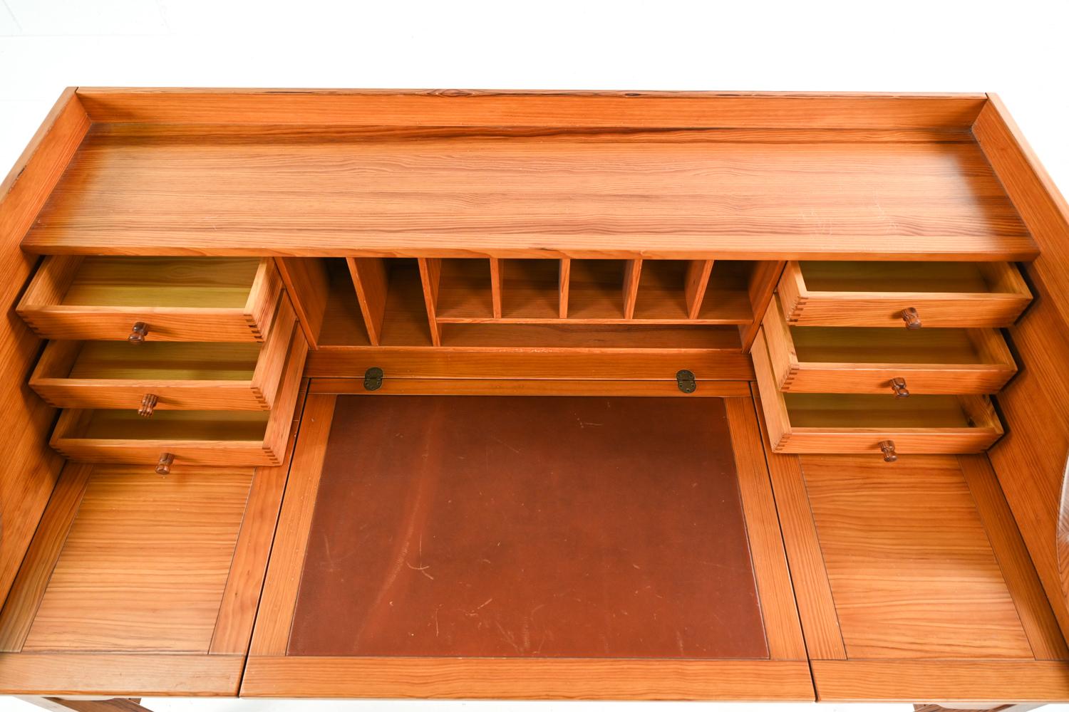 Andreas Hansen Danish Mid-Century Pine Desk & Desk Chair 3