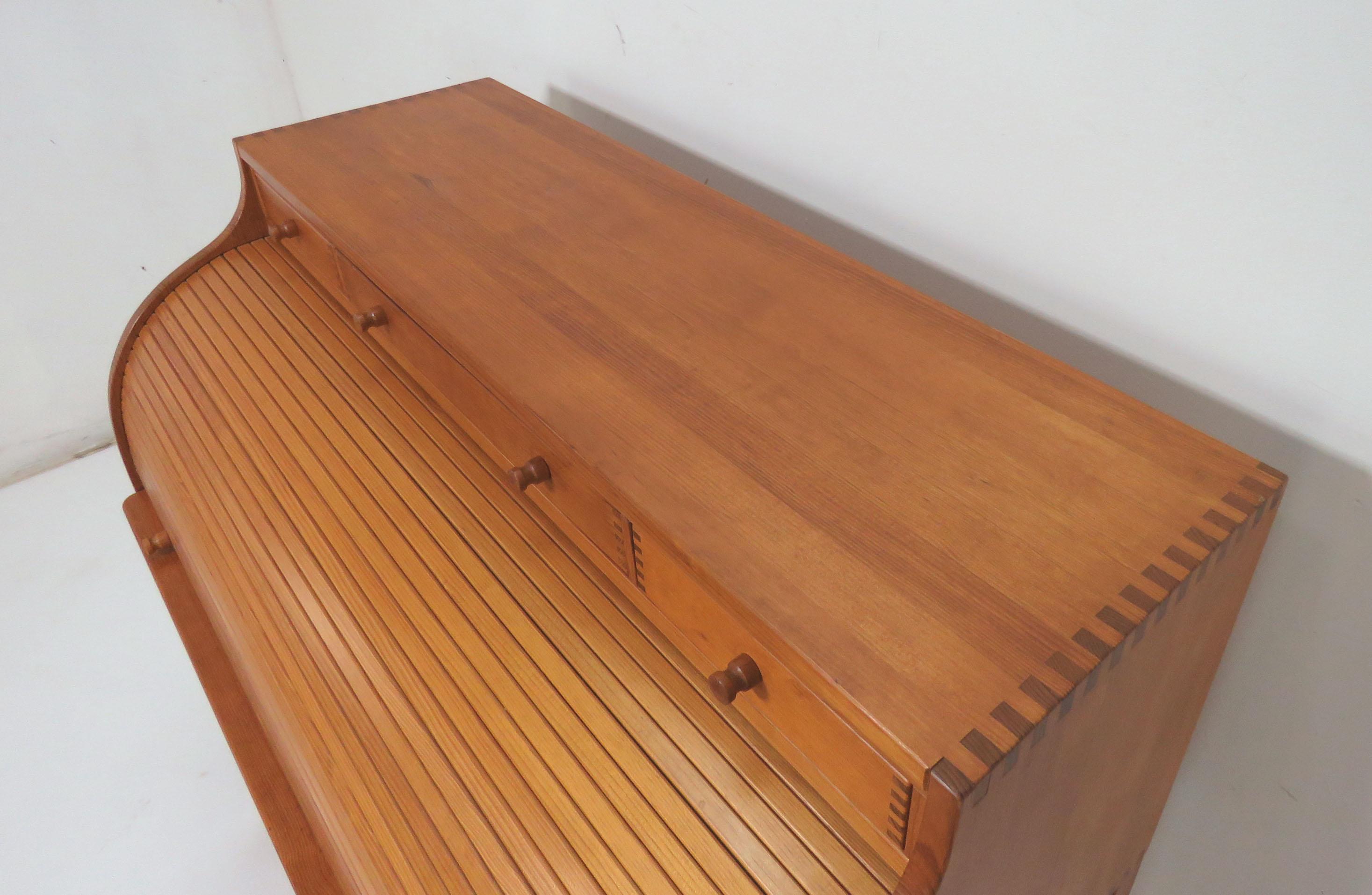 Andreas Hansen Danish Roll Top Writing Desk 4