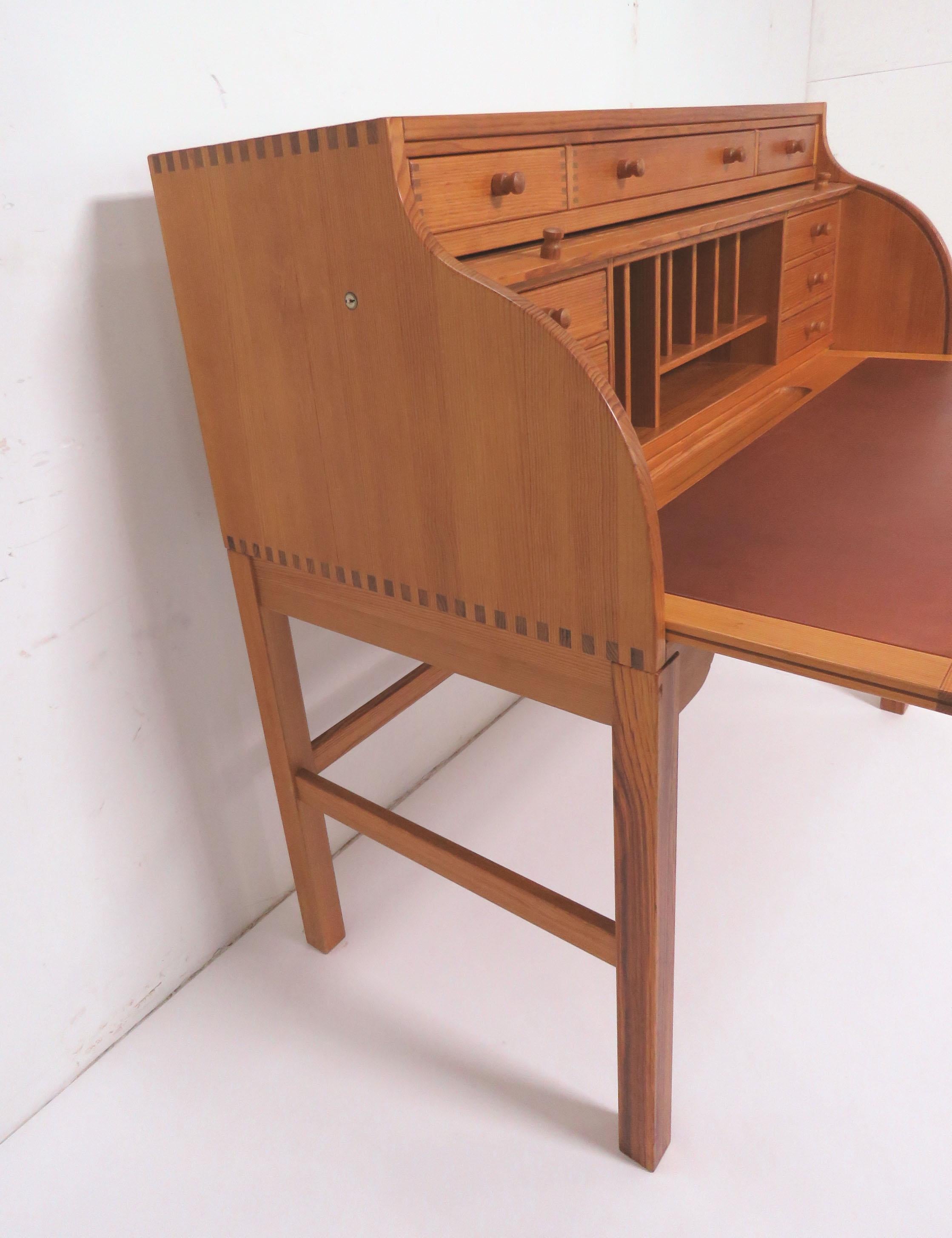 Andreas Hansen Danish Roll Top Writing Desk 2
