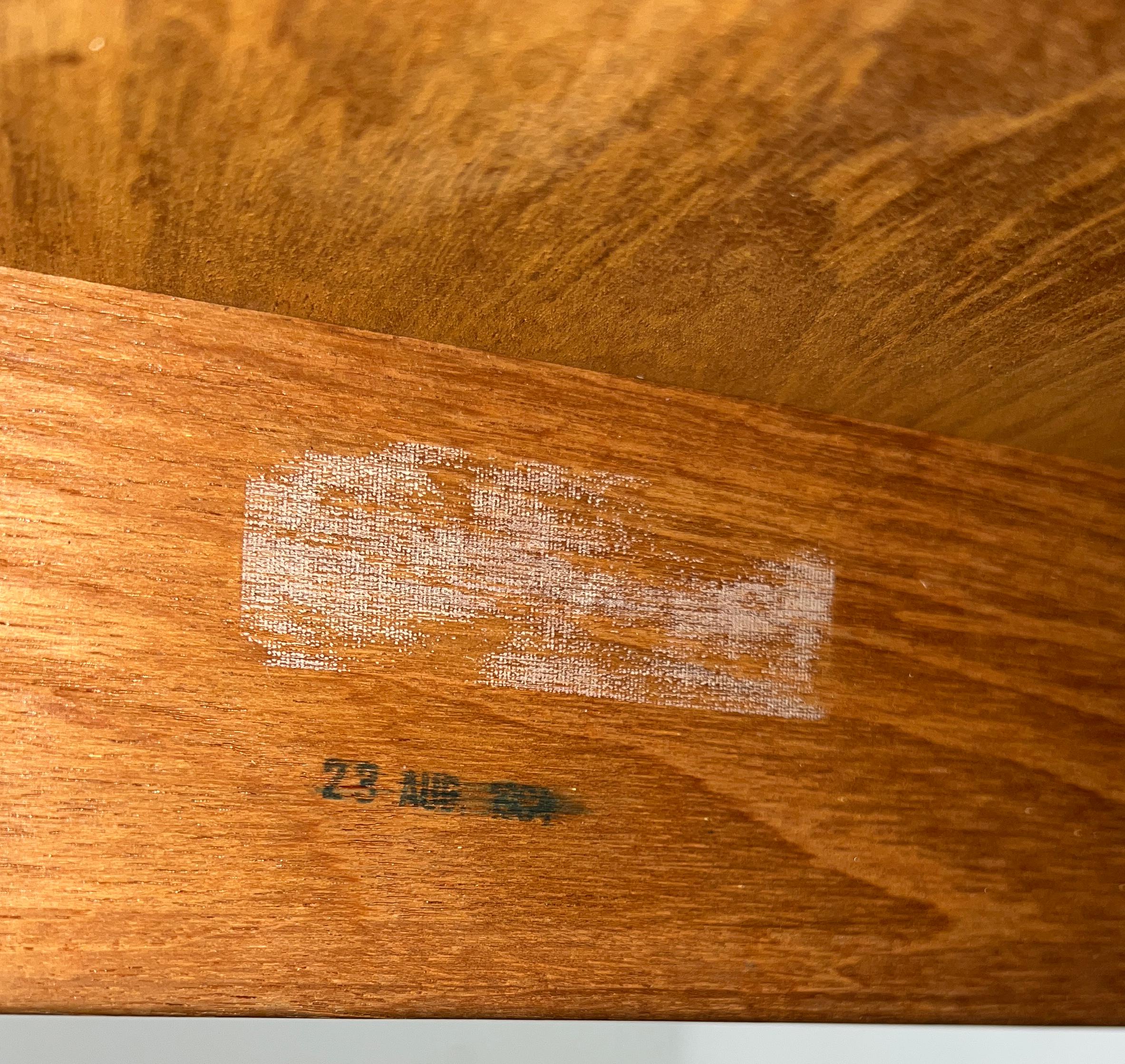 Andreas Hansen Escritorio danés de teca con tapa rodante Ca. 1980s en venta 5
