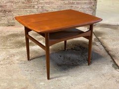 Andreas Hansen für Arrebo Mobler, dänischer moderner dänischer Beistelltisch aus Teakholz