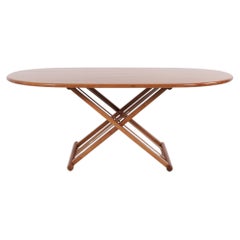 Andreas Hansen Safari coffee table in solid light wood for Haslev Møbelsnedkeri