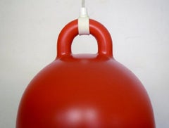 Andreas Lund and Jacob Rudbeck for Normann Copenhagen. Bell pendant in red.