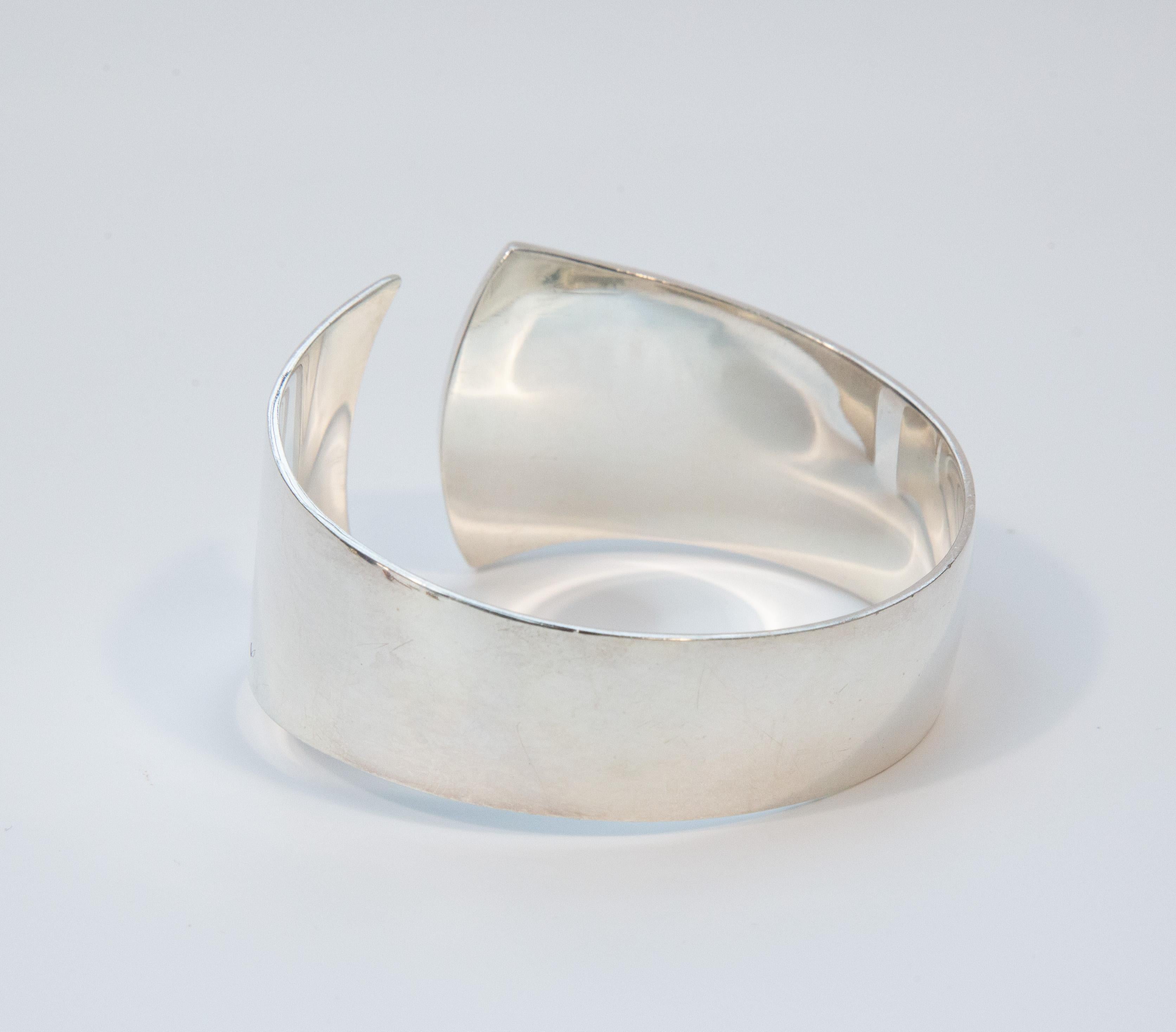 Andreas Mikkelsen Denmark Bracciale in argento Sterling Design Modernista in vendita 1