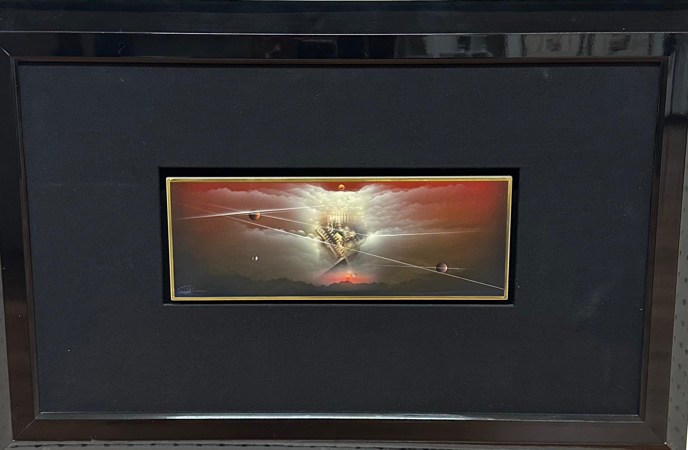 Andreas Nottebohm, KN-1424, Unique acrylic on brass For Sale 2
