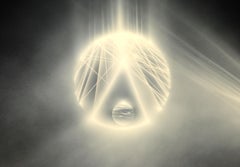 KN852, Pintura de paisaje espacial de Andreas Nottebohm