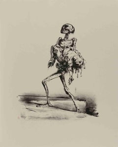 The Death - Lithograph by Paul Weber - 1957