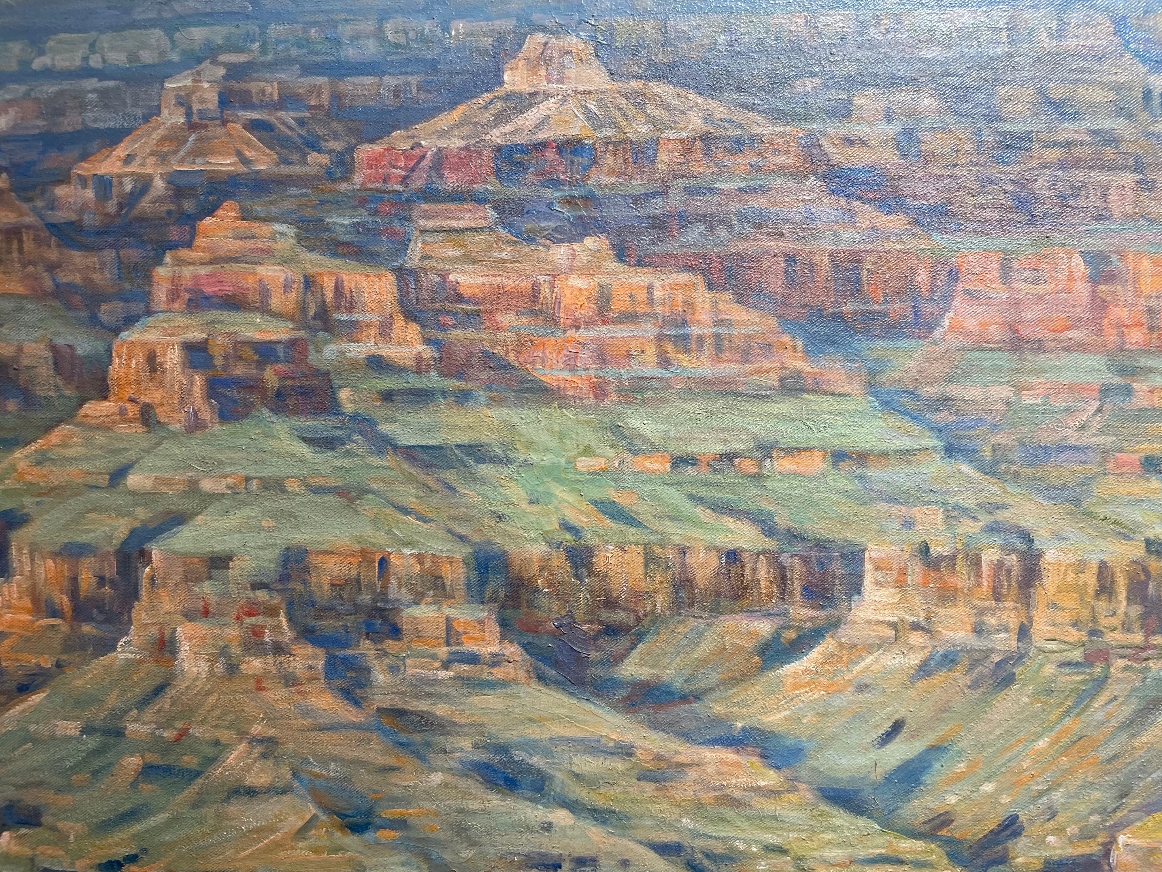 El Gran Cañón, vibrante paisaje occidental de mediados del siglo XX en venta 6