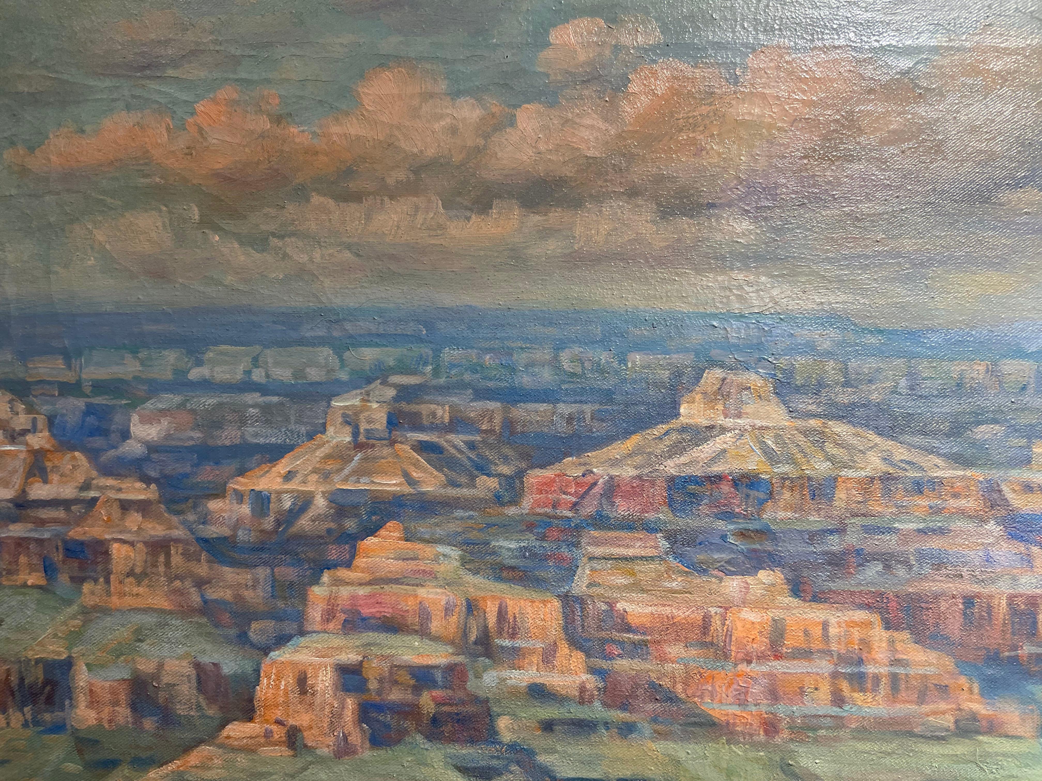 El Gran Cañón, vibrante paisaje occidental de mediados del siglo XX en venta 4