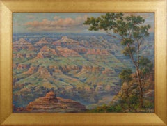Il Grand Canyon, un vibrante paesaggio occidentale della metà del XX secolo