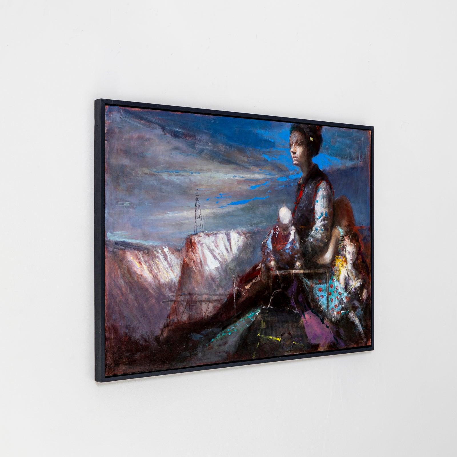 Peinture Andreas Wachter (*1951) Princesse II, 2021/22/23 en vente