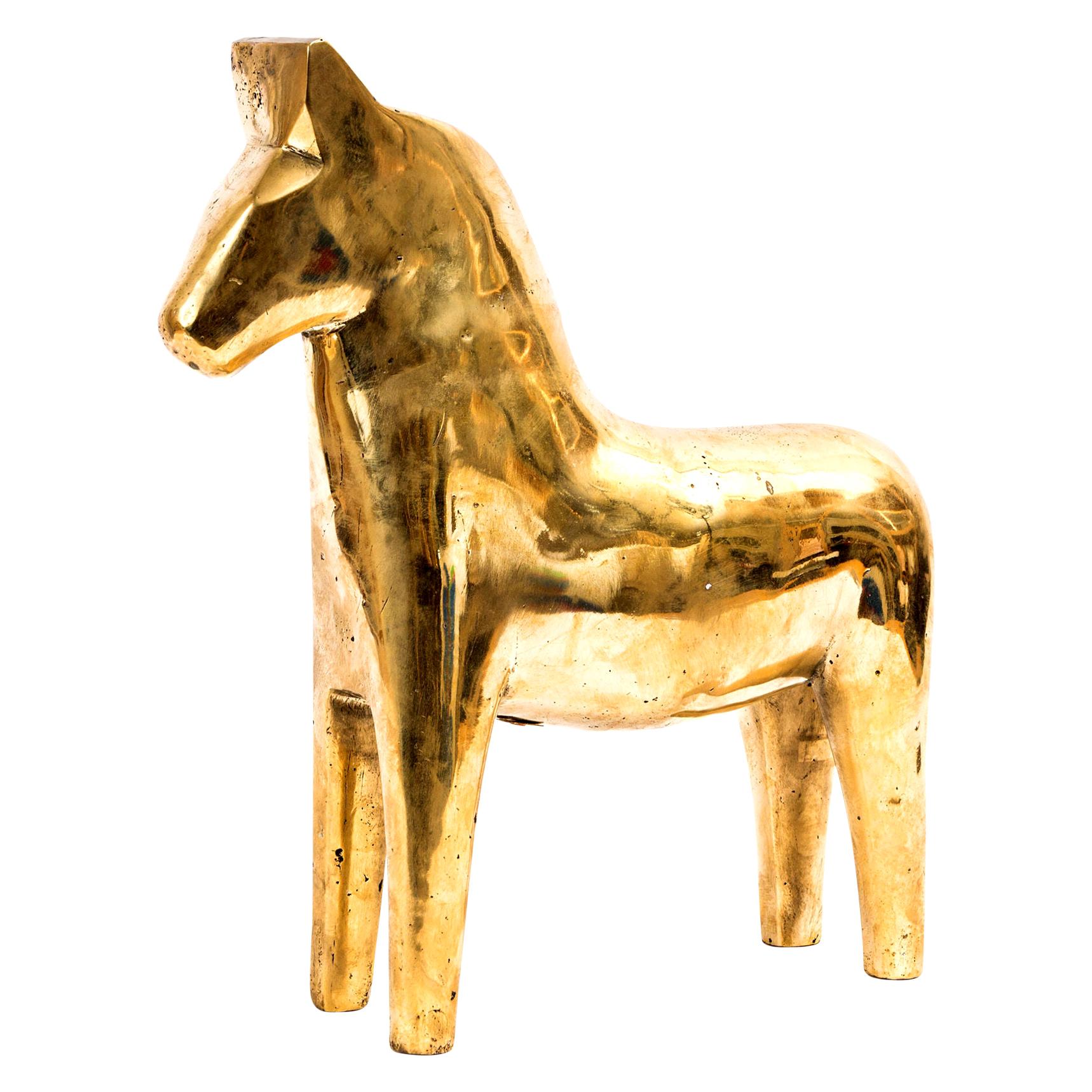 Andreas Wargenbrant Horse Sculpture Bronze For Sale