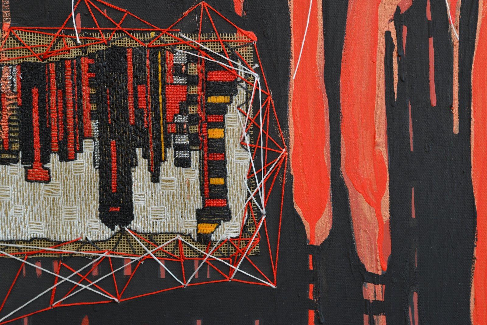 Promenades - Contemporary Mixed Media Art by Andrée B. Carter