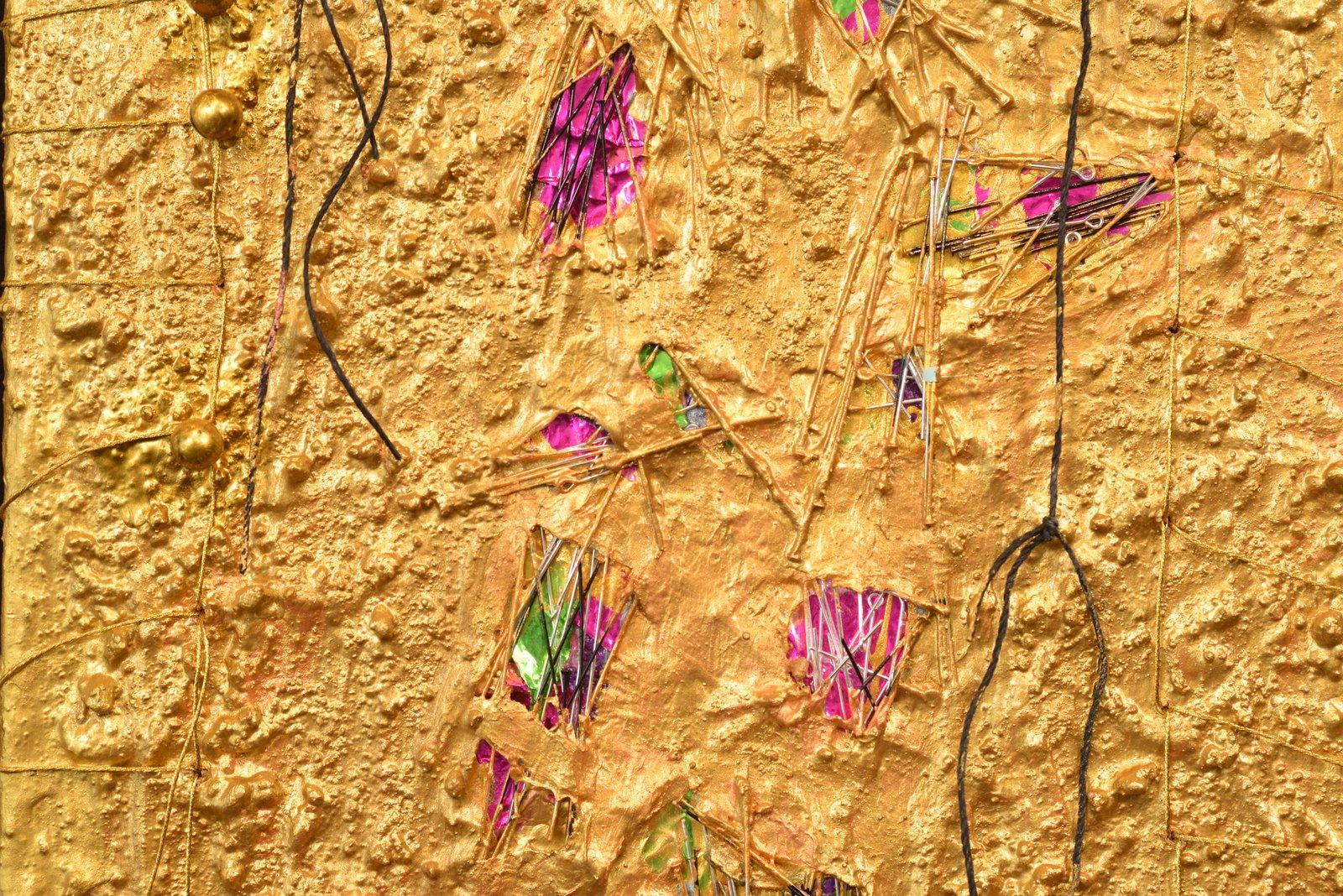 The Rubble #3 - Contemporain Mixed Media Art par Andrée B. Carter