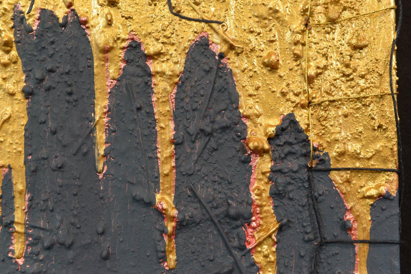 The Rubble #4 - Contemporary Mixed Media Art by Andrée B. Carter