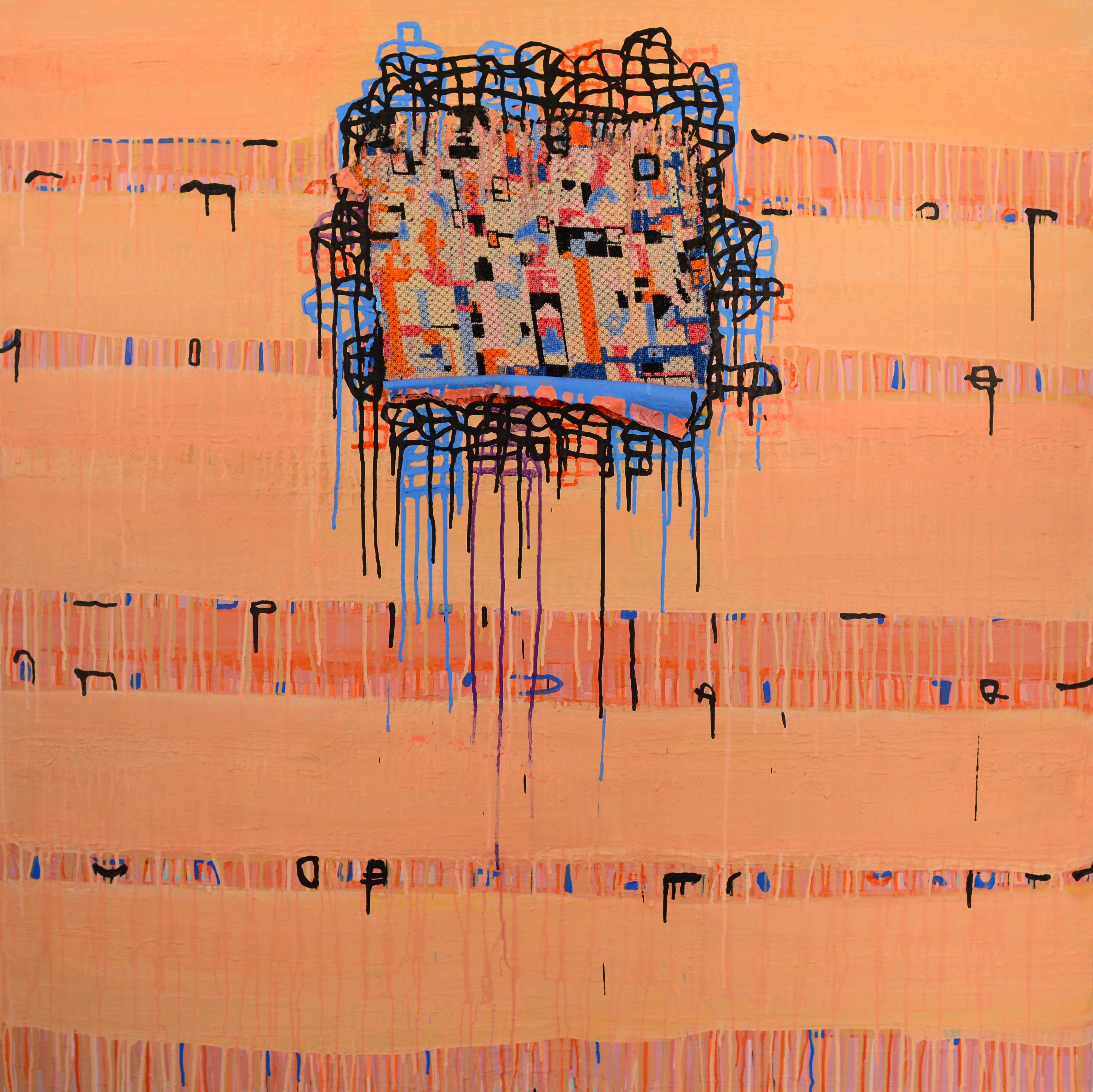 Caldo Estivo, Motherlode Collection abstract mixed media - Mixed Media Art by Andrée B Carter