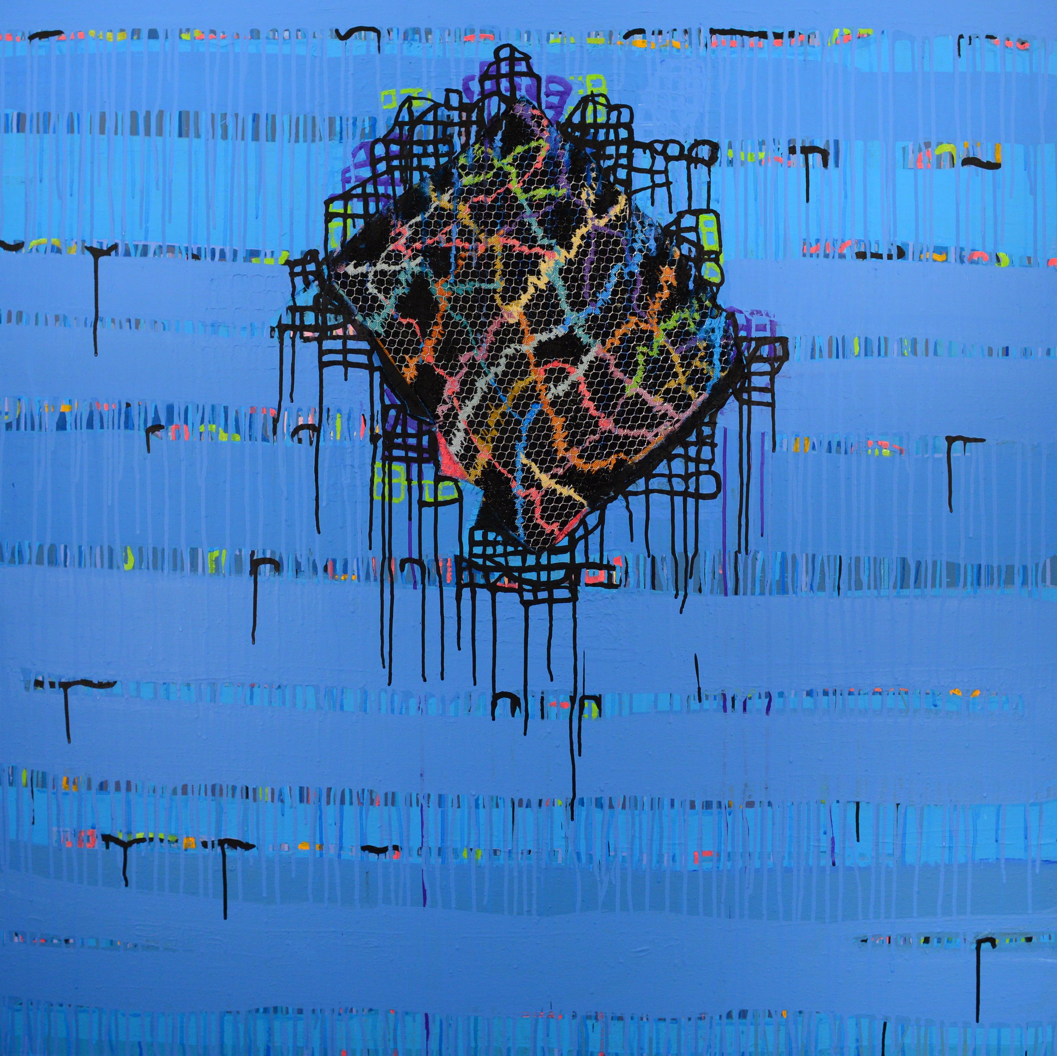 Cielo Sereno, Motherlode Collection abstract mixed media - Mixed Media Art by Andrée B Carter