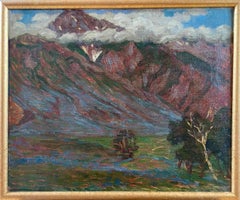 Vista di una montagna a Sonarmag, regione del Kashmir, Himalaya
