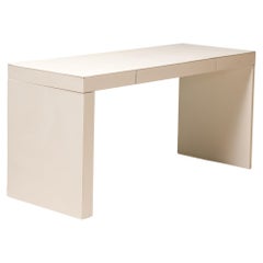 Andrée Putman for Poltrona Frau Segreto Cream Leather Writing Desk