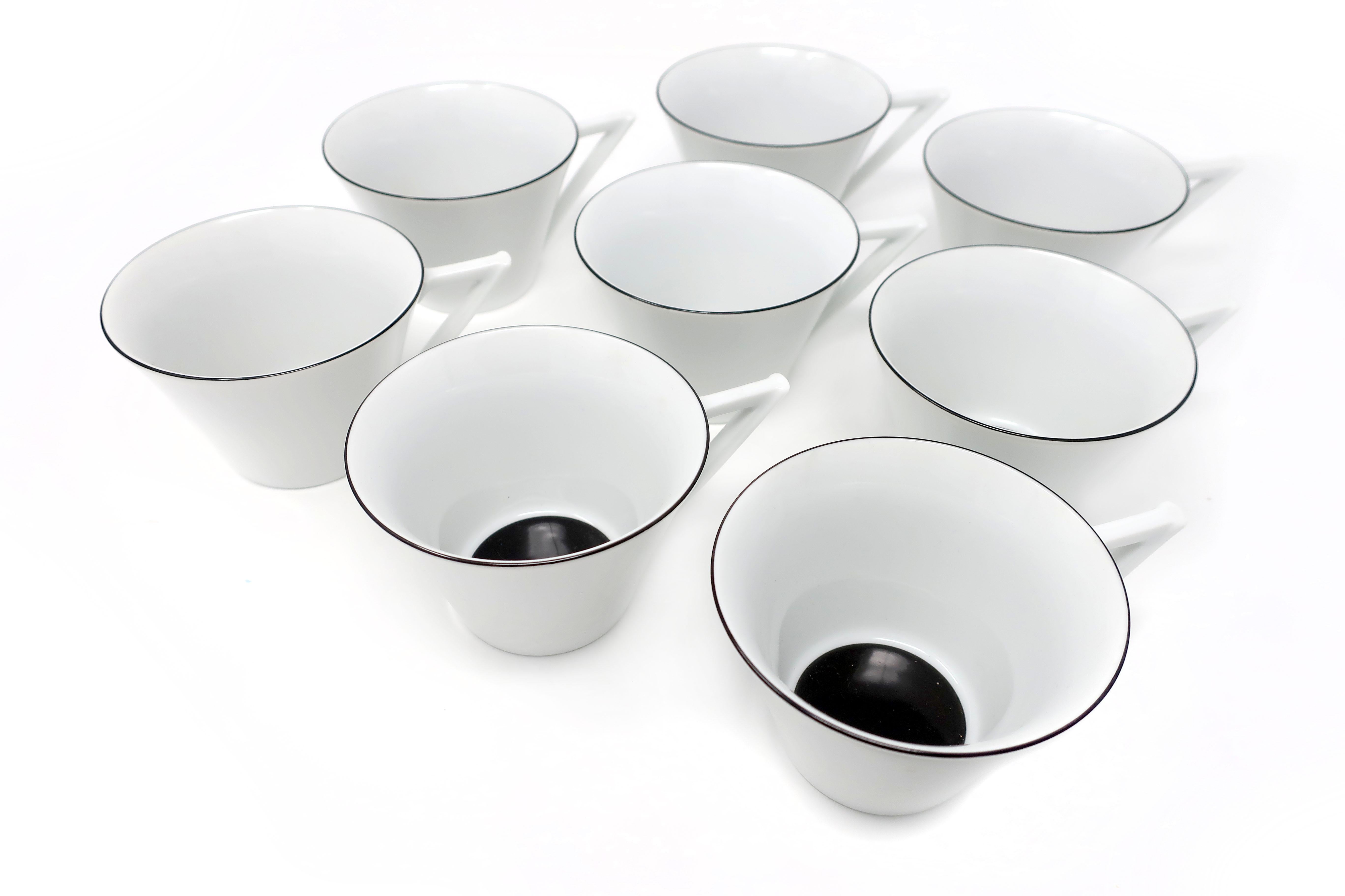 Unknown Andree Putman for Sasaki Cups and Saucers