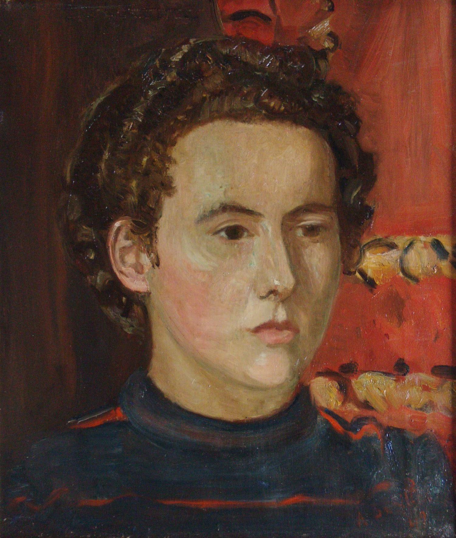 Andrée Séailles Figurative Painting - Adolescent Girl