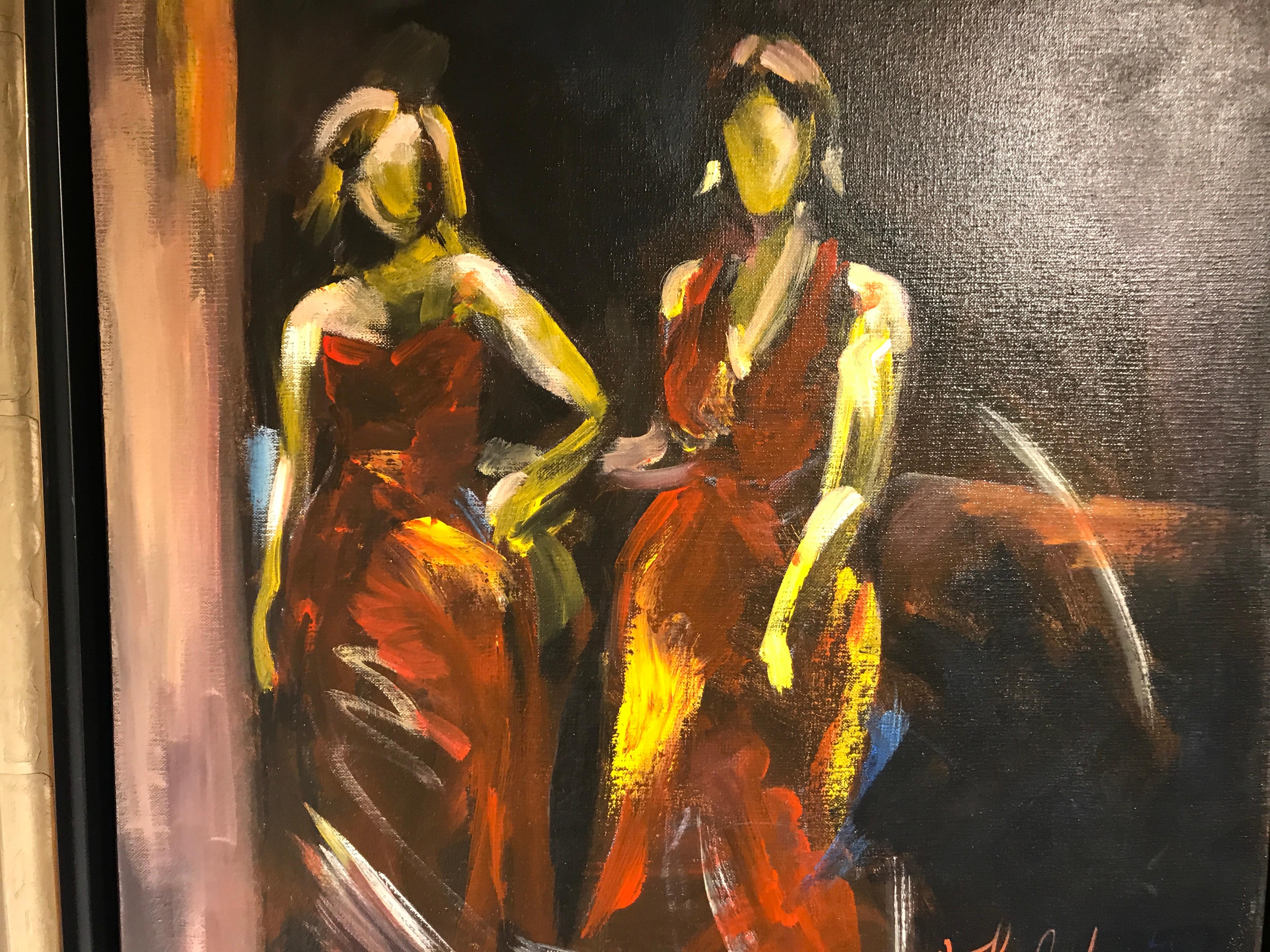 painting two women