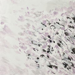 A touch of spring (Magnolia), Painting, Acrylic on Canvas