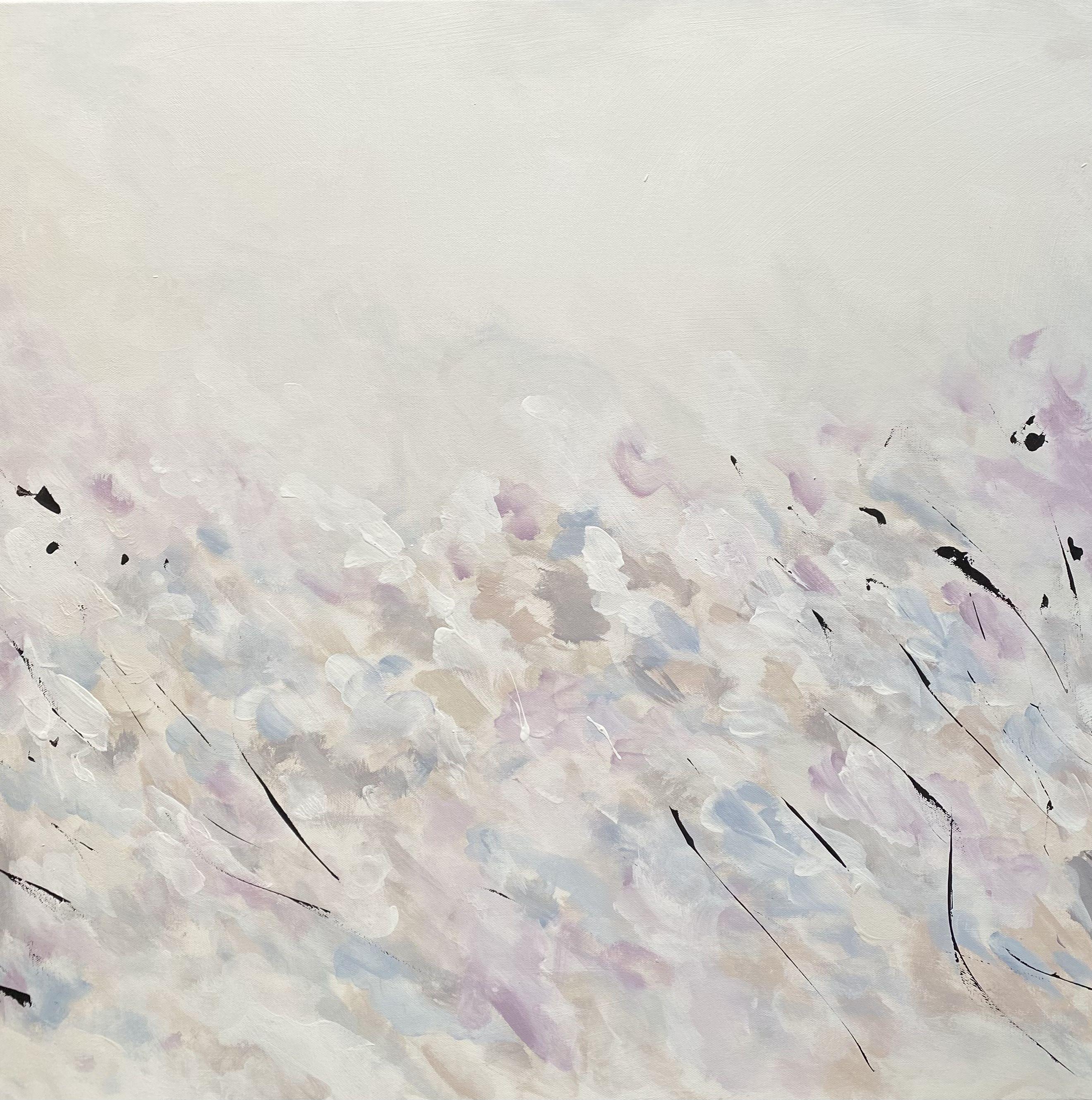 Abstract Painting di Andreea Zecheru - In Bloom (II), Pittura, Acrilico su tela