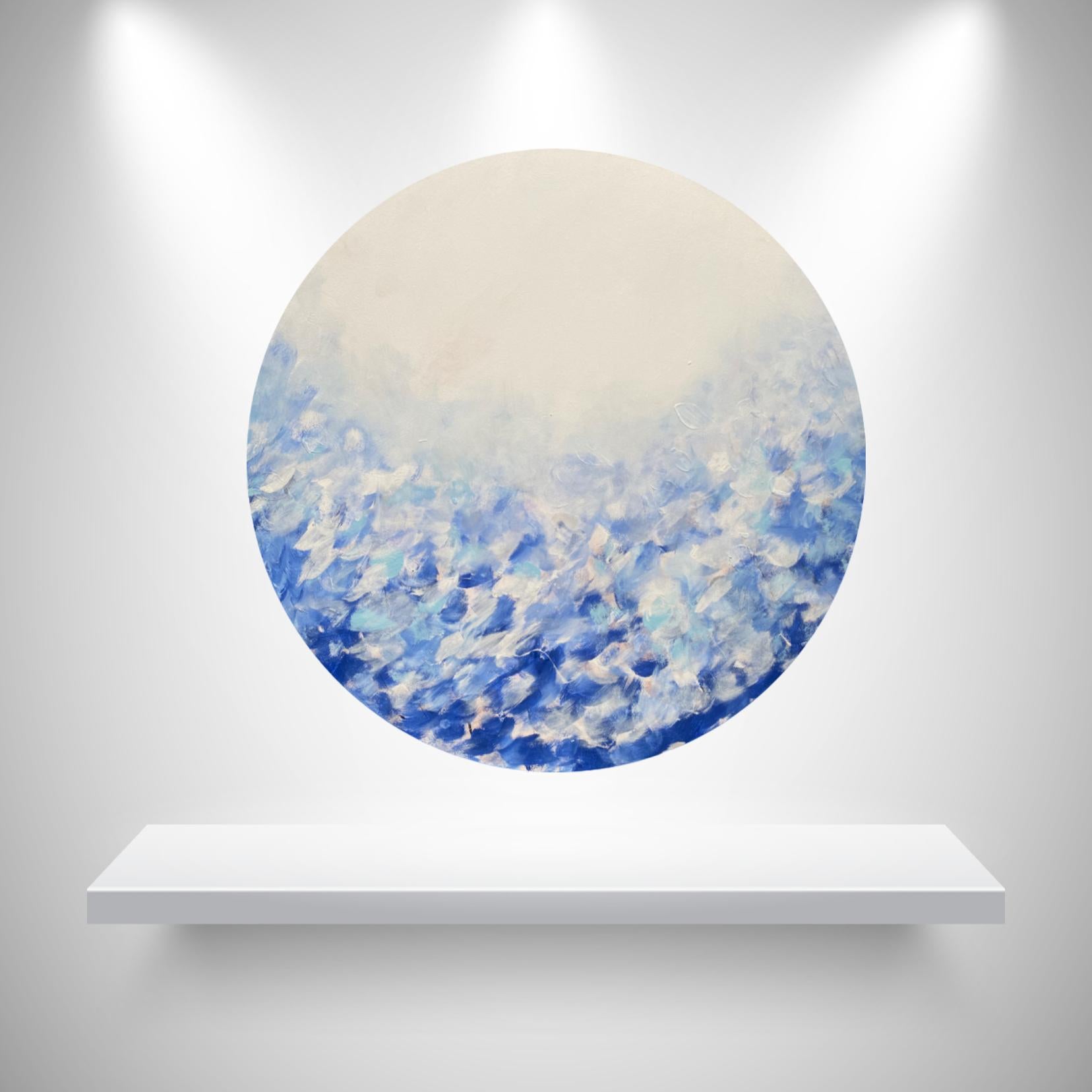 In Bloom (V), Gemälde, Acryl auf Leinwand (Abstrakt), Painting, von Andreea Zecheru