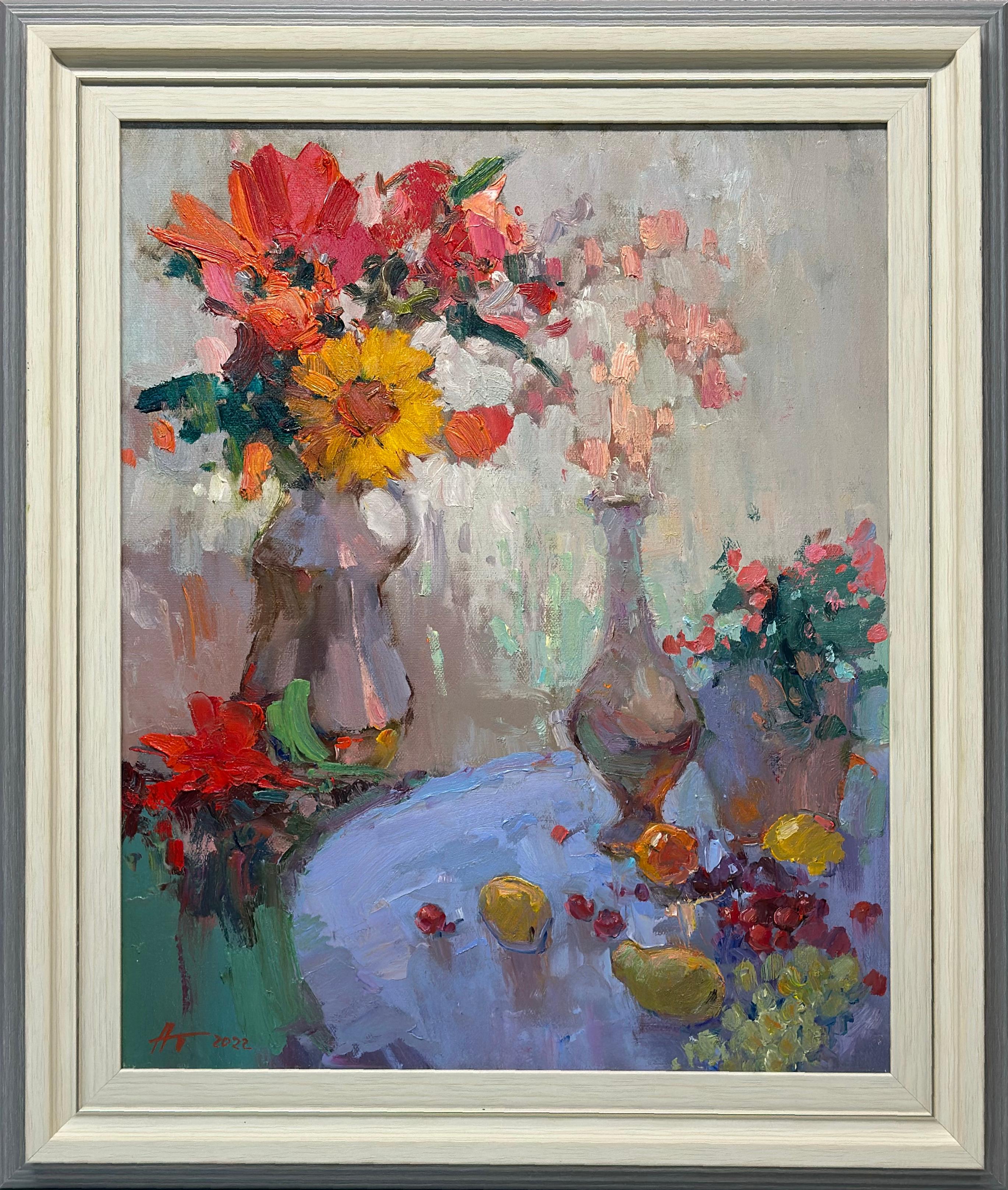 Abendliches Stillleben – Painting von Andrei Belaichuk