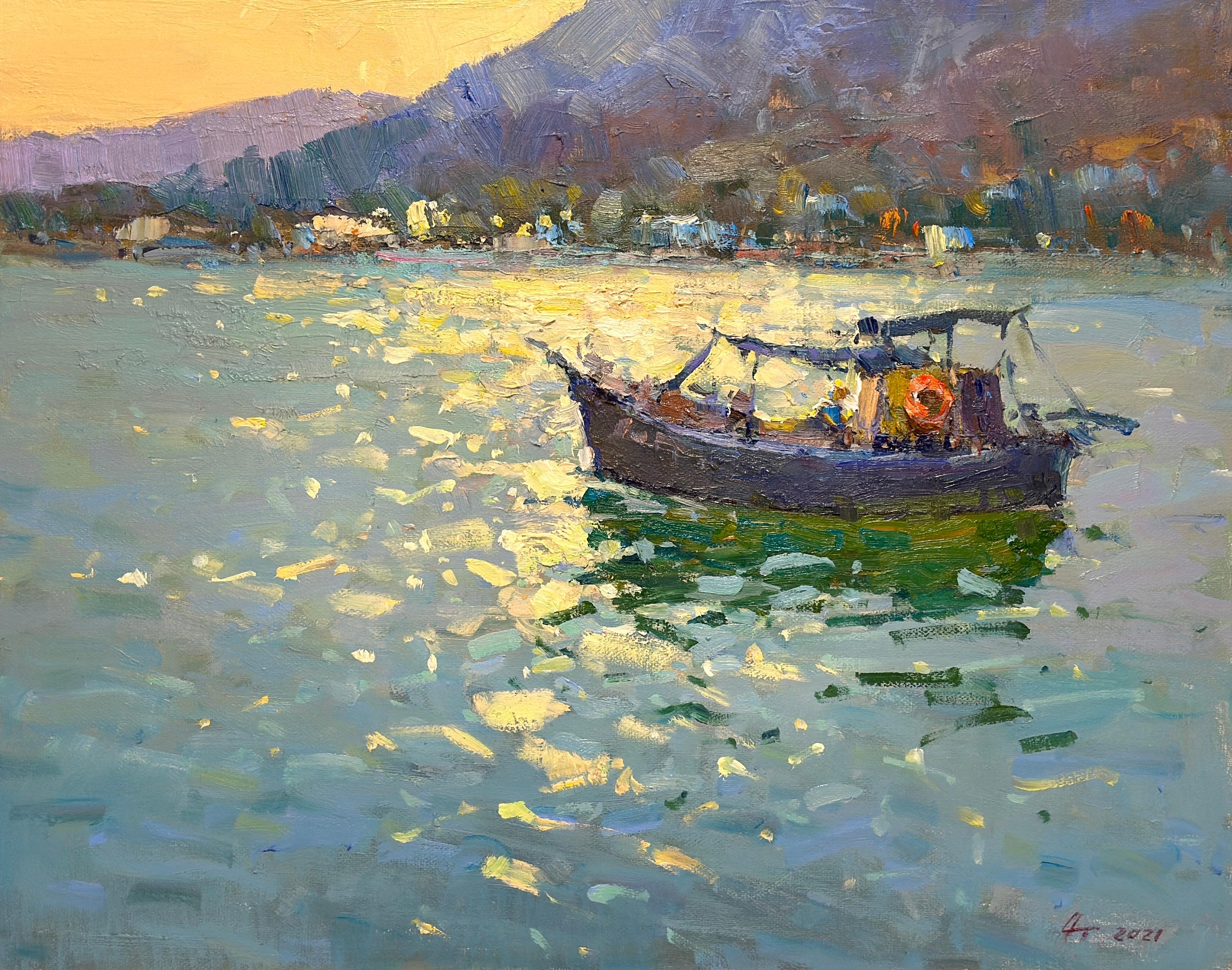 Meeresabenteuer (Impressionismus), Painting, von Andrei Belaichuk